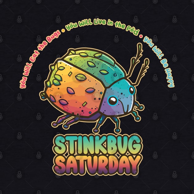 Stinkbug Saturday Kawaii Bug Buffet by DanielLiamGill